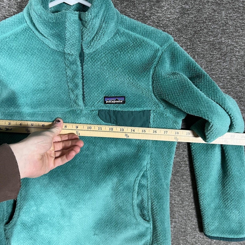 Patagonia Re-Tool Snap-T Jacket Womens Small Green Fleece‎ Pullover STY25442 - Picture 5 of 9